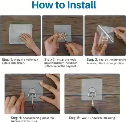 Golden Large Hooks for Hanging (Multiple Pack)